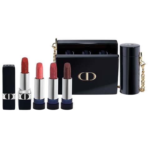 dior lippenstift box|Dior limited edition lipstick set.